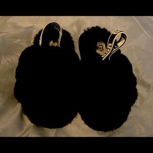 Black Ugg slides size 8c